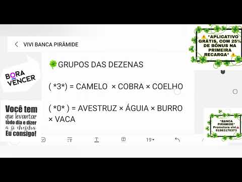 Cruzada do jogo do bicho 18 01 2022