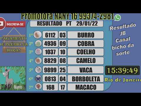 Jogo do bicho 29 01