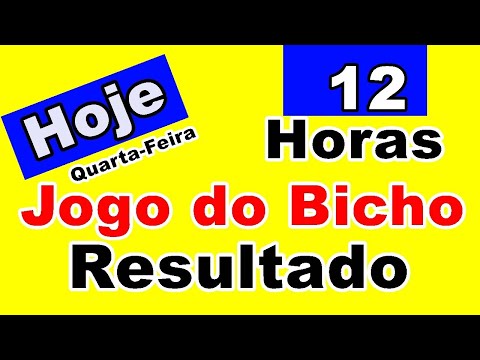 Jogo do bicho de hoje 12 horas